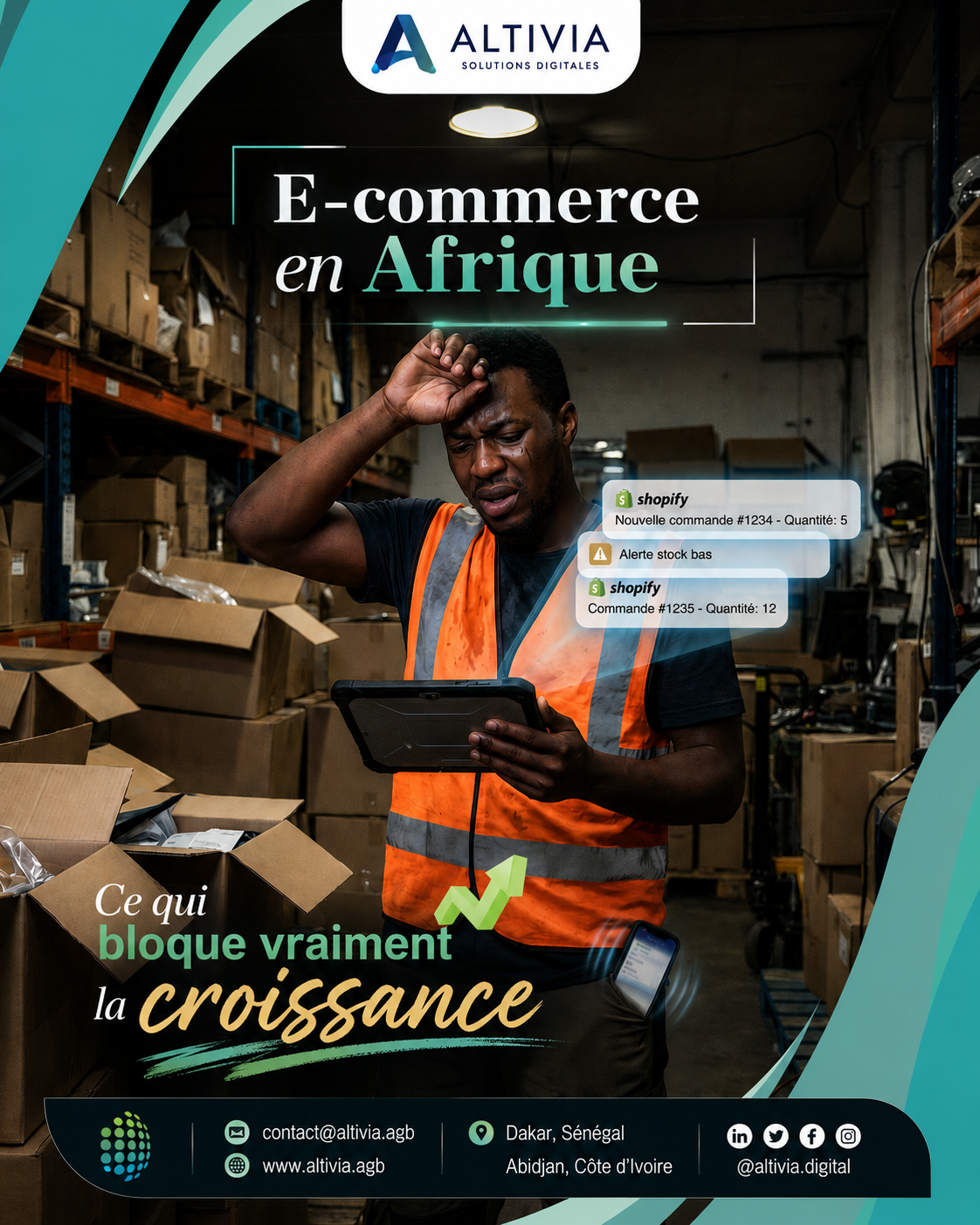 Visuel Altivia E-commerce en Afrique