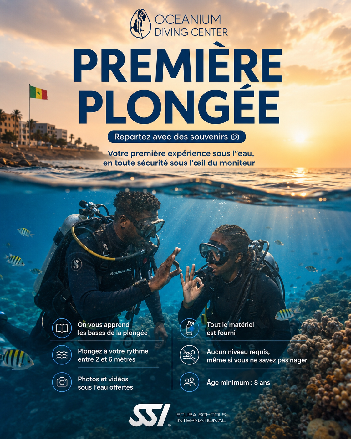 Visuel Oceanium Diving Center Première plongée